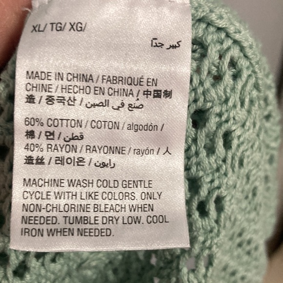Style & Co Xl mint sweater - Picture 4 of 10